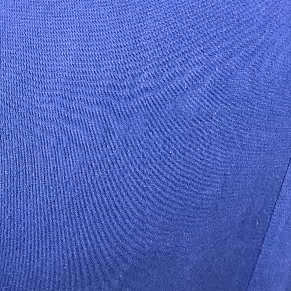 Cable & Gauge Plus Size Flowy Tunic Top - 2X, Scoop Neck Royal Blue Long Sleeves - Picture 10 of 10